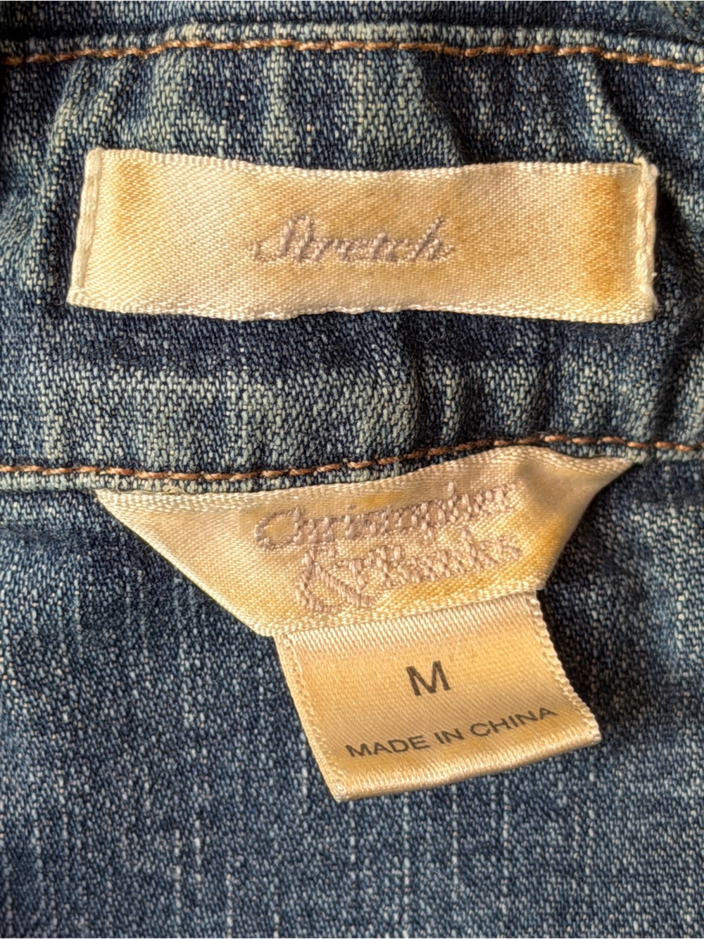 Christopher & Banks Medium Blue Denim Button-Up Jacket - Picture 3 of 5